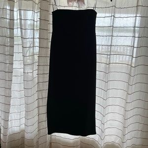 NWT Sparkle and Fade Strapless Black Dress